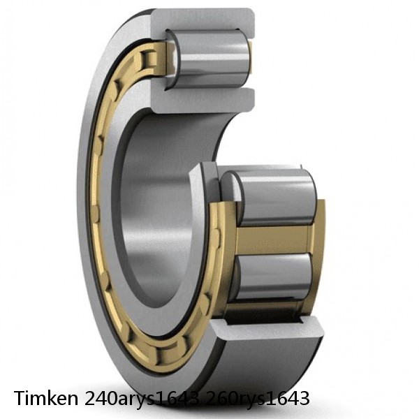 240arys1643 260rys1643 Timken Cylindrical Roller Radial Bearing