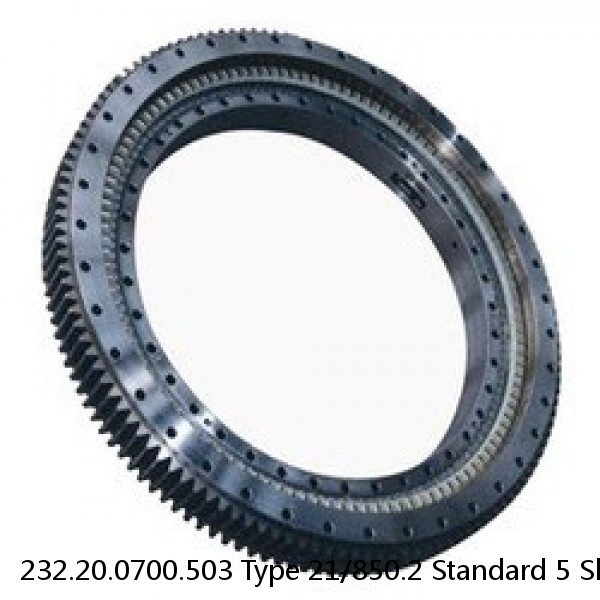 232.20.0700.503 Type 21/850.2 Standard 5 Slewing Ring Bearings #1 image